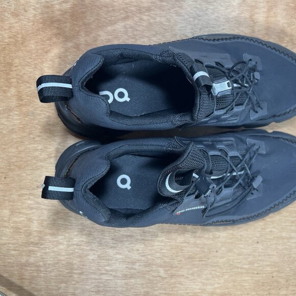 On Running Trainers Womens Size US 11 Cloudaway Triple Black Gym Casual Shoes - Picture 8 of 9